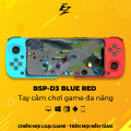 Tay Cầm Chơi Game Mobile D3 Màu Xanh Đỏ Không Dây Thu Kéo | EZPC