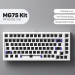 KIT bàn phím cơ MonsGeek MG75 White (Dual Mode / Hotswap 5 pin)