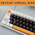 Keycap Virtual War Black Cherry Profile Thick PBT 141 Phím