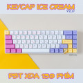 Keycap Ice Cream V2.0 Thick PBT XDA Profile 139 Phím