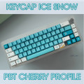 Keycap Ice Snow Thick PBT Cherry Profile