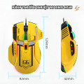 Chuột Gaming Không Dây Gundam G6 Vàng | EZPC