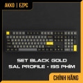 Keycap Akko Set - Black Gold SAL