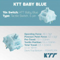 KTT Baby Blue (5 pin / 45 switch – Tactile)