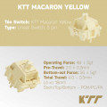 KTT Macaron Yellow (5 pin / 45 switch – Linear)
