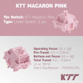 KTT Macaron Pink (5 pin / 45 switch – Linear)