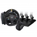 Vô lăng chơi game GOG R808 LED Racing Wheel - Số sàn,cần số rời,pedal kim loại+côn,quay 270-1080 độ,PC,Playstation,Switch,Xbox