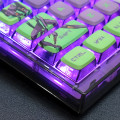 Keycap Pudding Cho Bàn Phím Cơ Side Transparent Evangelion Unit - 01 OEM Profile 122 Phím