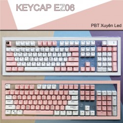 KeyCaps PBT Xuyên Led EZ - 06