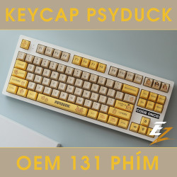 Keycap PsyDuck 131 Phím OEM Profile Thick PBT