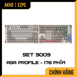 Set Keycap Akko 9009 PBT Double Shot ASA Profile 178 Phím
