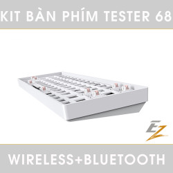 Kit Custom Switch Tester 68 Trắng Không Dây Bluetooth | EZPC