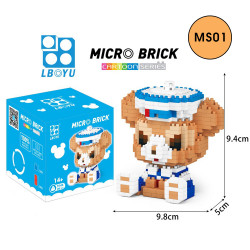 Bộ Mô Hình Lắp Ráp Lego Nhân Vật Ngộ Nghĩnh MS01 468 PCS | Ezpc