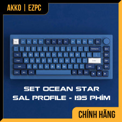Keycap AKKO Set - Ocean Star  (SAL Profile)