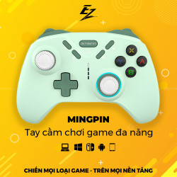  Tay Cầm Chơi Game Không Dây Mingpin Mingpin-Suzaku S820 Green Hỗ Trợ Bluetooth  