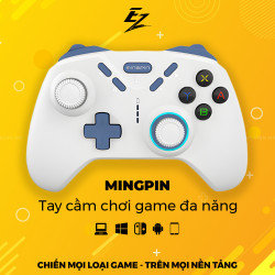  Tay Cầm Chơi Game Không Dây Mingpin Mingpin-Suzaku S820 White Hỗ Trợ Bluetooth  