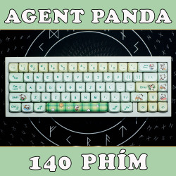Keycap Cho Bàn Phím Cơ Agent Panda MOT Profile 140 Phím | EZPC