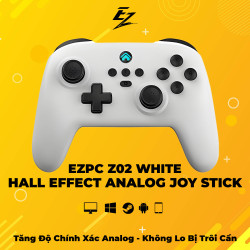 Tay Cầm Chơi Game Không Dây Cho PC Và Mobile Z02 White Có Bluetooth | EZPC