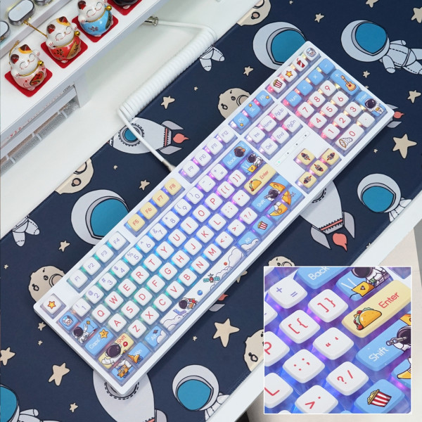 Keycap Pudding Cho Bàn Phím Cơ BLUE ASTRONUAT