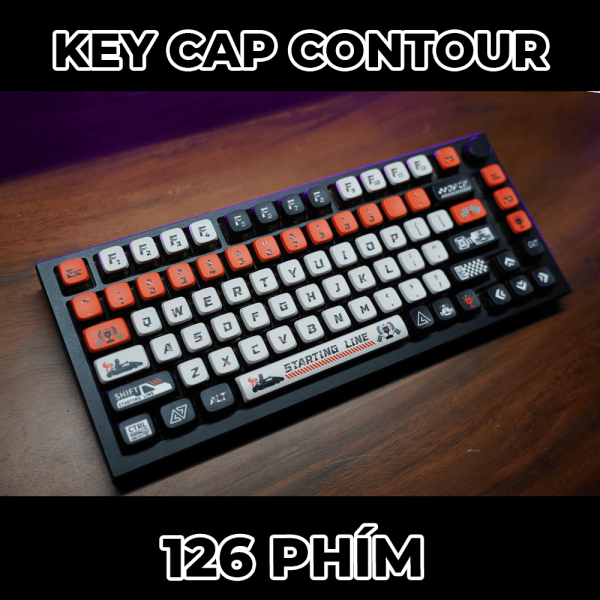 Keycap Pudding CONTOUR F1 PBT SAX Profile 126 Phím|EZPC