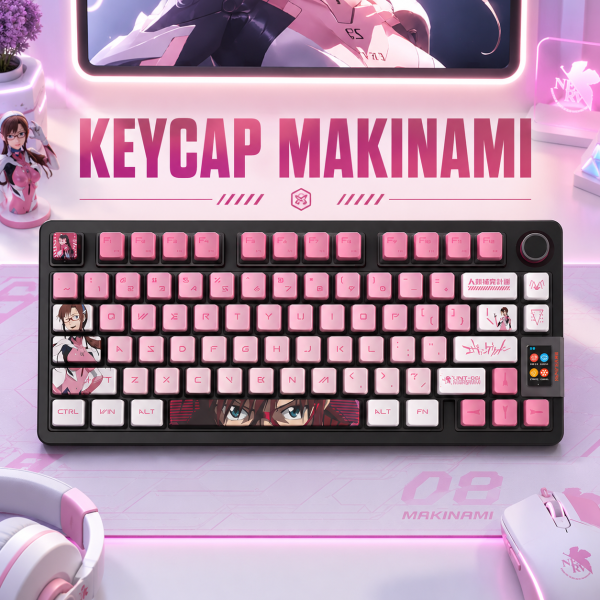 Keycap Pudding Cho Bàn Phím Cơ  Makinami PBT SAX Profile 122Phím|EZPC