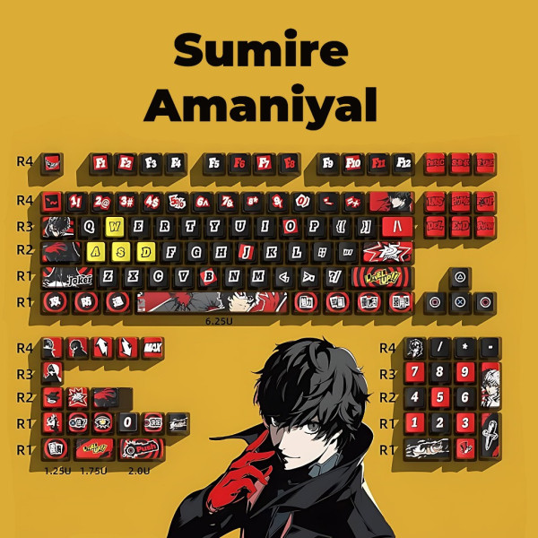 Keycap Pudding Cho Bàn Phím Cơ Sumire Amaniyal  PBT OEM Profile 122 Phím|EZPC