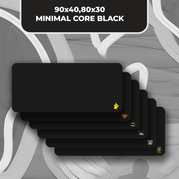 Lót Chuột Cỡ Lớn MZ Chủ Đề Black | EZPC
