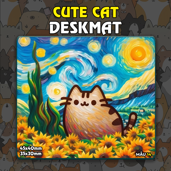 Lót Chuột Size Nhỏ MZ Chủ Đề Cute Cat Ver 2 | EZPC