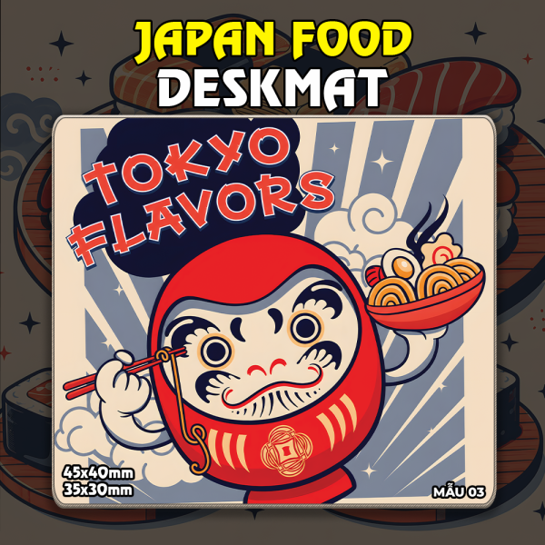 Lót Chuột Size Nhỏ MZ Chủ Đề Japan Food | EZPC