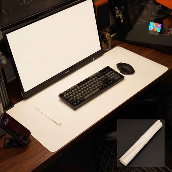 LÓT CHUỘT DA PU 80X40 1 MẶT TRẮNG