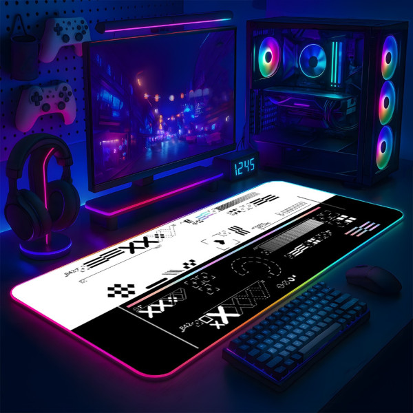 LÓT CHUỘT LED RGB 80×30 STREAM X