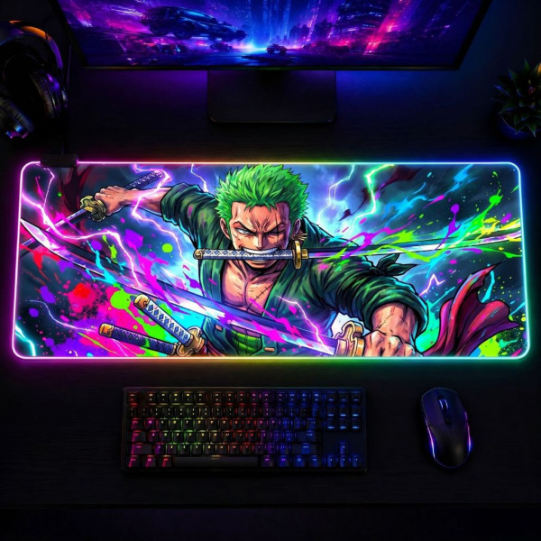 LÓT CHUỘT LED RGB 80×30 ZORO SANTORYU