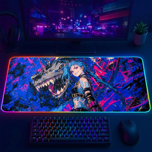 LÓT CHUỘT LED RGB 80×30 JINX