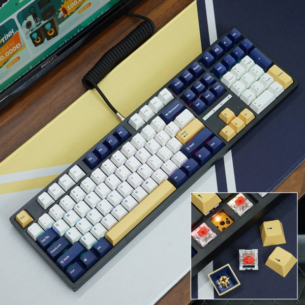 Bàn Phím Cơ LEAVEN K108 Phiên Bản Rudy