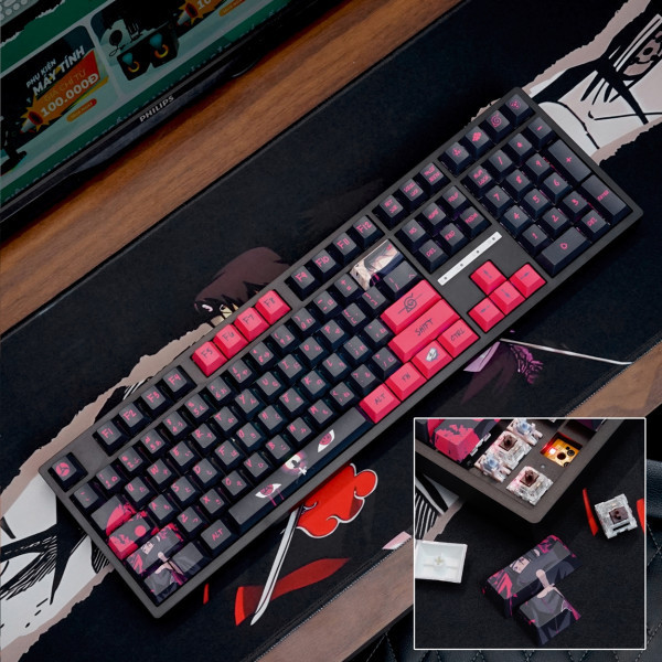 Bàn Phím Cơ LEAVEN K108 Phiên Bản Itachi