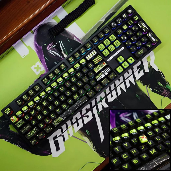 Bàn Phím Cơ LEAVEN K108 Phiên Bản Ghost Runner