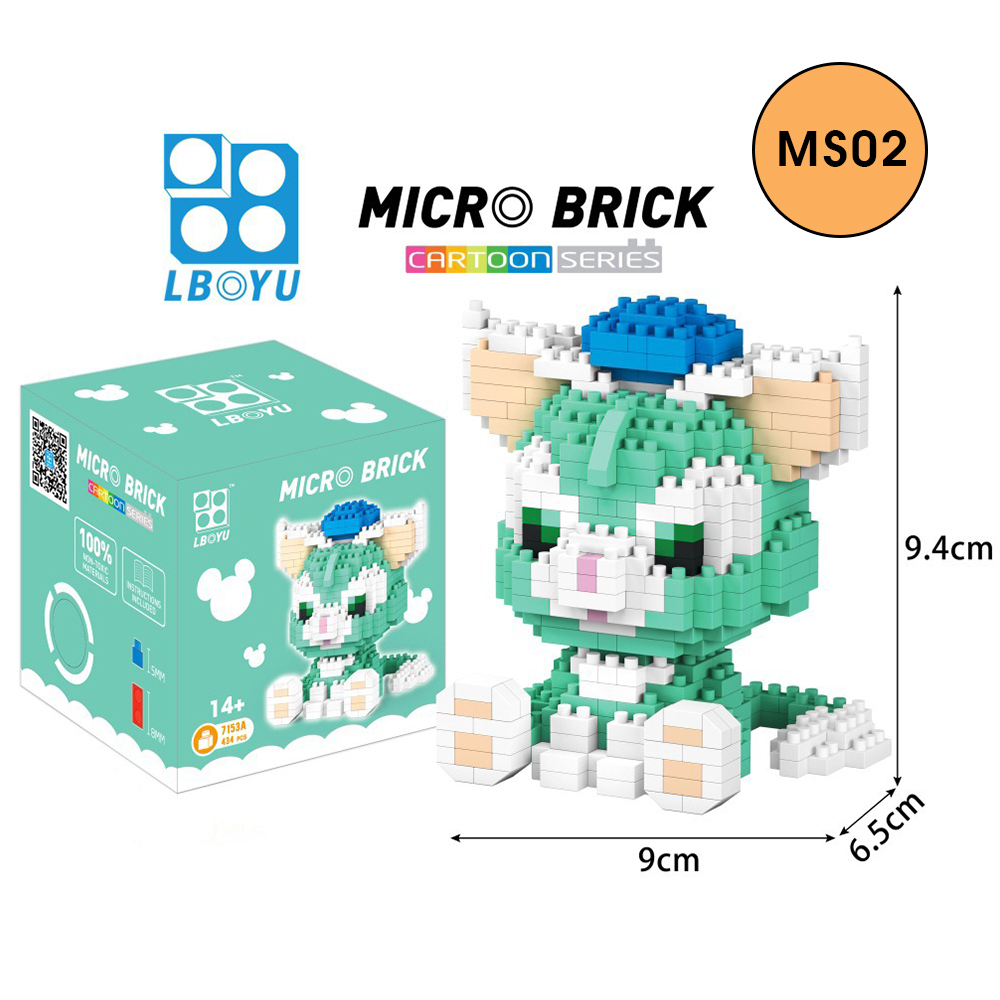 Bộ Mô Hình Lắp Ráp Lego Nhân Vật Ngộ Nghĩnh MS02 434 PCS | Ezpc
