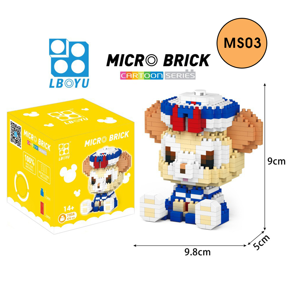 Bộ Mô Hình Lắp Ráp Lego Nhân Vật Ngộ Nghĩnh MS03 474 PCS | Ezpc