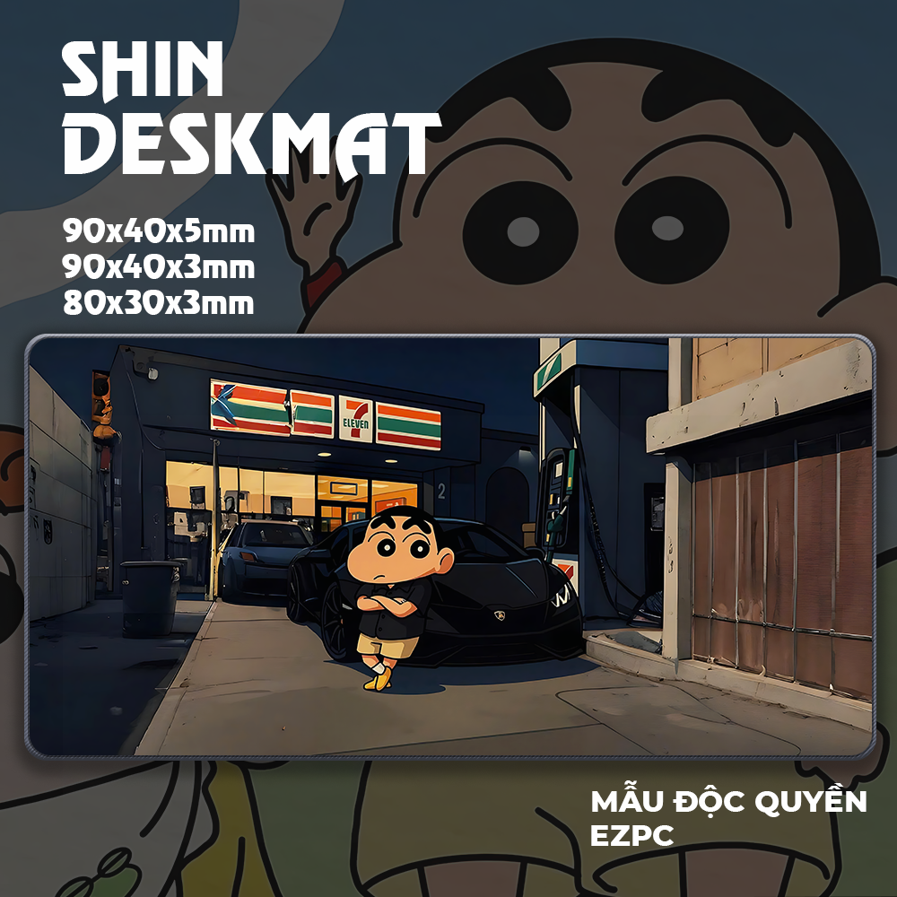 Lót Chuột Cỡ Lớn MZ Chủ Đề Shin | EZPC