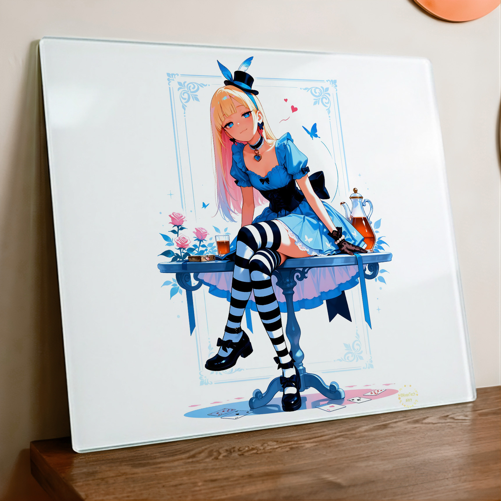 Lót Chuột Kính Cường Lực 45x40cm và 35x30cm – Glass Mousepad Siêu Mượt, Chống Trượt, Chuẩn Gaming FPS || EZPC 31