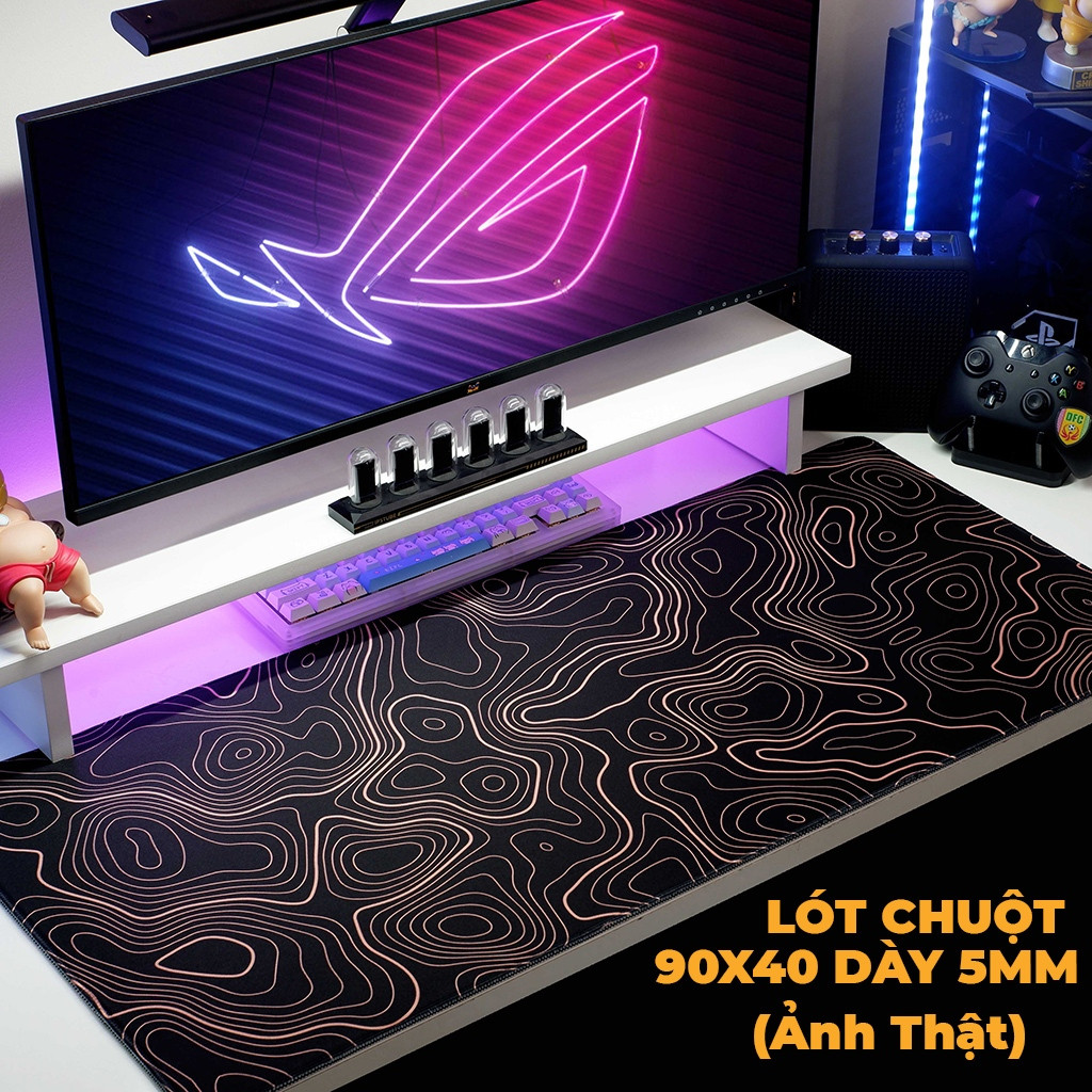 (Lót Dày 5mm) Miếng Lót Chuột, Pad Chuột Cỡ Lớn Siêu Dày Ver 3 EZPC