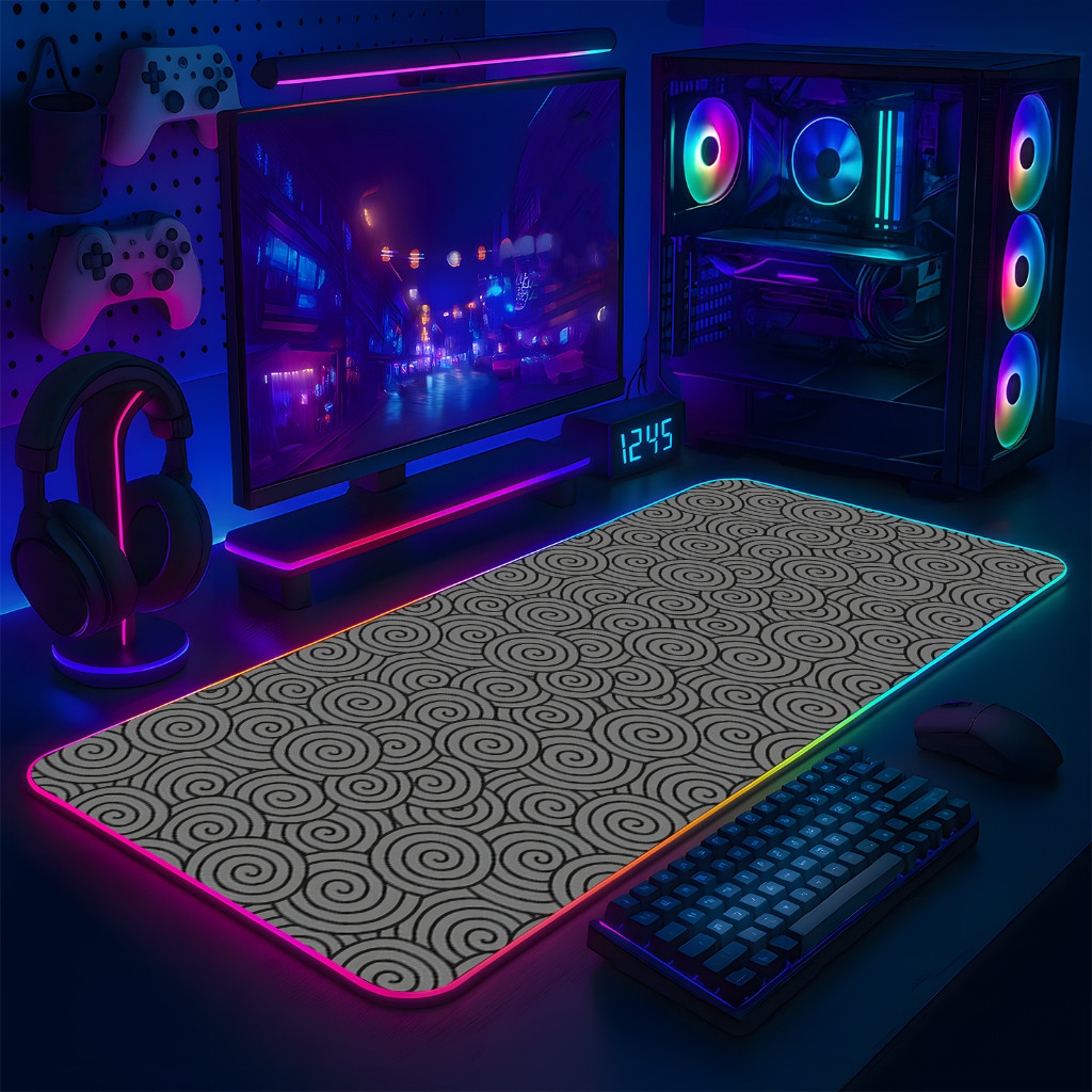 LÓT CHUỘT LED RGB 80×30 MINIMALISM 14
