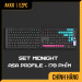 Keycap AKKO Set - Midnight (ASA Profile)