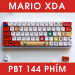 Keycap Cho Bàn Phím Cơ Mario XDA Profile  144 Phím New | EZPC