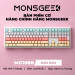Bàn Phím Cơ Chính Hãng Monsgeek MG108B Màu Kem | EZPC
