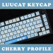 Keycap Cho Bàn Phím Cơ Luu Cat PBT Cherry Profile 126 Phím | EZPC