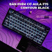 Bàn Phím Cơ Không Dây AULA F75 Contour Black 3 Mode (Hotswap / Led RGB / Triple Mode)
